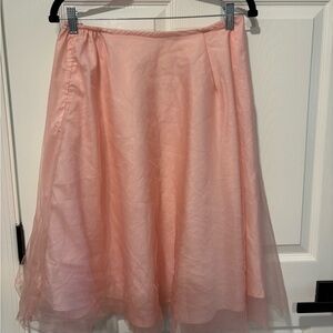 Boutique 9 Blush Pink Midi A-Line Skirt